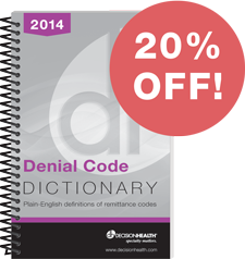 Denial Code Dictionary, 2014

